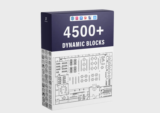 4500+ CAD & DWG Blocks Ultimate Bundle