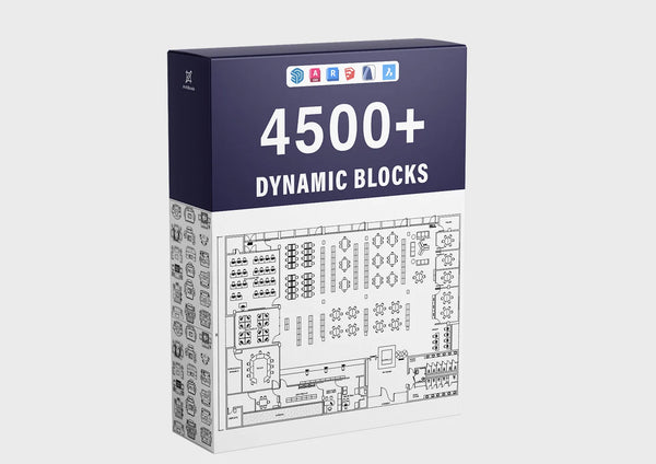4500+ CAD & DWG Blocks Ultimate Bundle